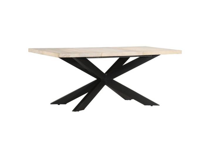 vidaXL Esstisch Esstisch 180 x 90 x 76 cm Massives Gebleichtes holz (1-St)