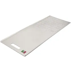 Giemme Spoleto Perforiertes Pizzabrett pro Meter 33 × 80 cm aus eloxiertem Aluminium