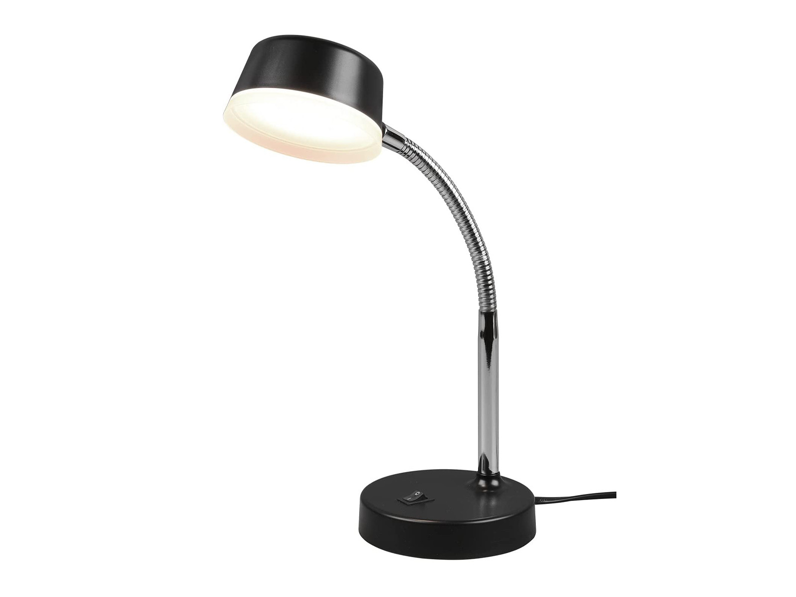 Reality Leuchten Kiko R52501102 LED-tafellamp, zwart, kunststof
