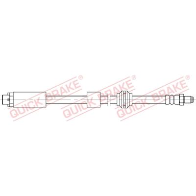 QUICK BRAKE Bremsschlauch 32821 für BMW