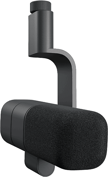 Micrófono - Logitech G Yeti Studio, de difusión XLR dinámico activo con Clearamp, Doble diafragma, Supercardioide, Suspensión antivibraciones, Negro