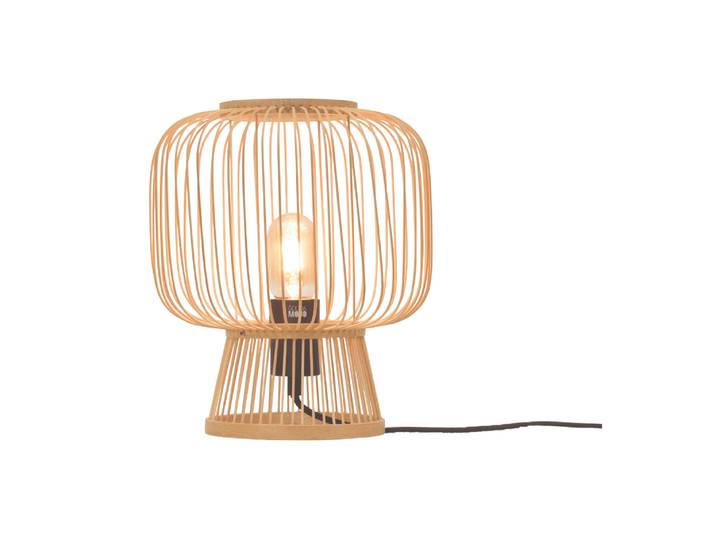 GOOD&MOJO - Lampe de table Cango - Bambou - Ø26cm lampe de table - lampe de chevet\, salon\, chambre à coucher