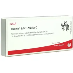 Iscucin Salicis Stärke C Ampullen 10X1 ml