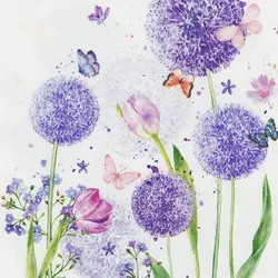 Papierservietten "Allium", 33 x 33 cm, 20 Stück