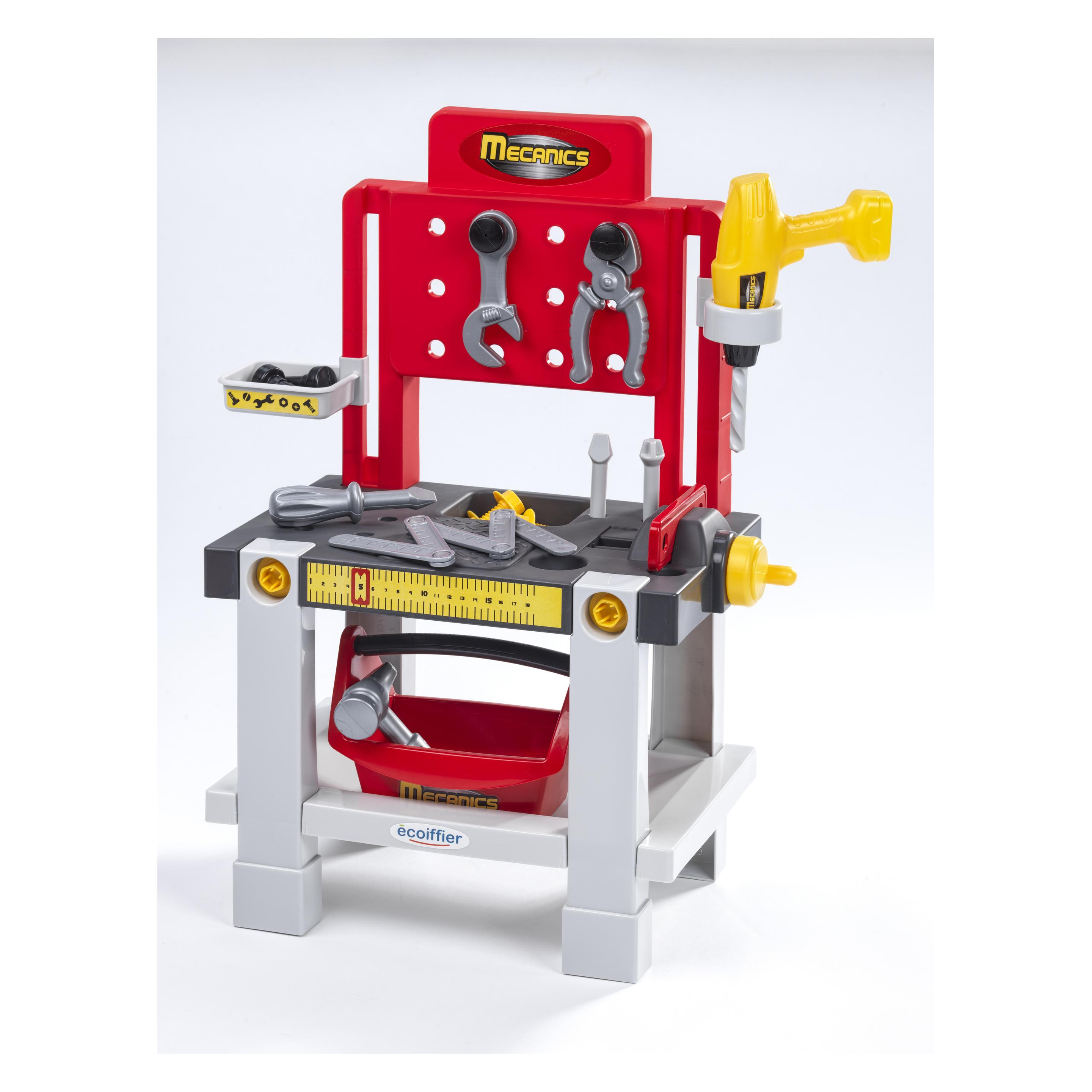 écoiffier Ecoiffier mechanische Werkstatt mit Werkzeugen 16-tlg. (2416)