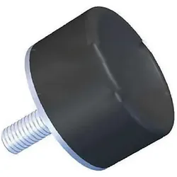 RS PRO, Zubehör Lagereinrichtung, Cyl. Foot MT(M)30x20mmM8x15 45 ShA SS