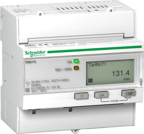 Schneider Electric A9MEM3115 A9MEM3115 E-Zähler digital 63A MID-konform: Ja 1St.