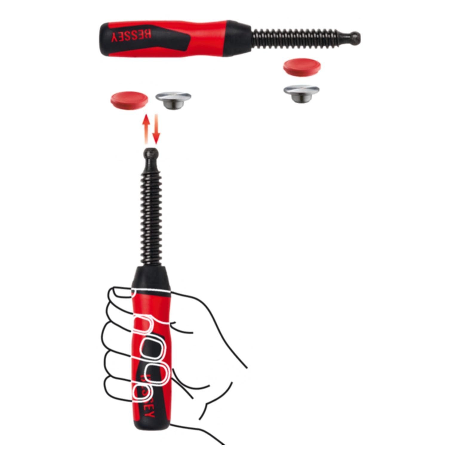 Bessey 2-Komponenten-Kunststoffgriff (64 mm) (3101186)