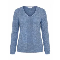 V-Pullover Emilia Lay blau, 44