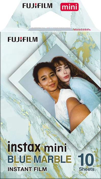 FujiFilm Film Instax mini Blue Marble - 10 Stück, 10 Stück
