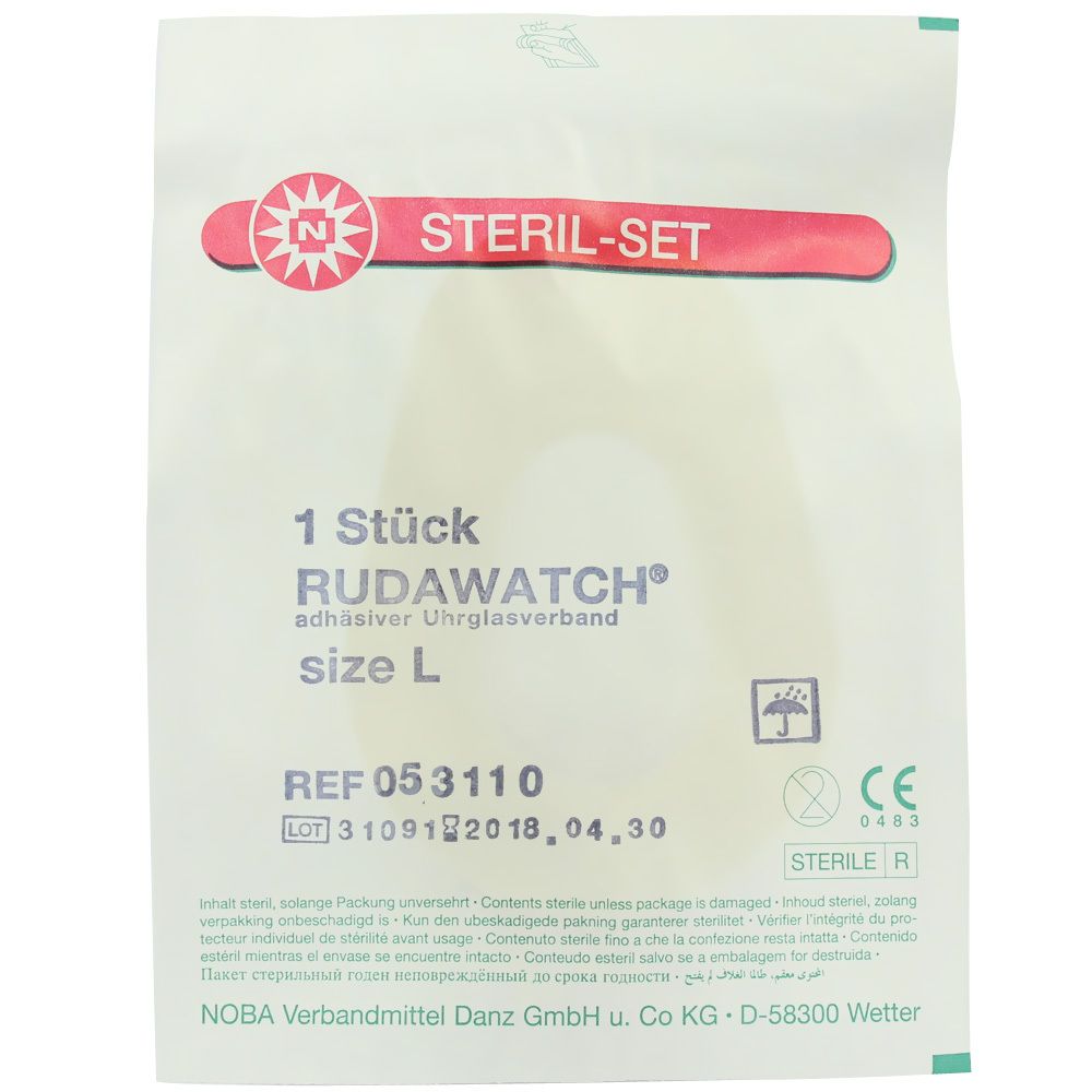 Augen-Uhrglasverband Gr.L 10 St Pflaster