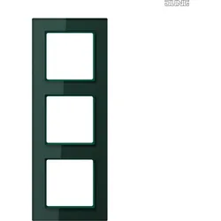 Jung AC583GLSG Glasrahmen 3-fach senkrecht eu waagerecht e Montage Glas A CREATIO
