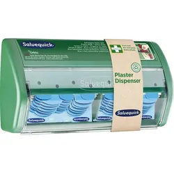 SALVEQUICK Pflasterspender 2x 35 wasserfeste detektierbare Pflaster