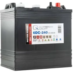 Q-Batteries 6DC-240 | 6V 240Ah Deep Cycle Traktionsbatterie