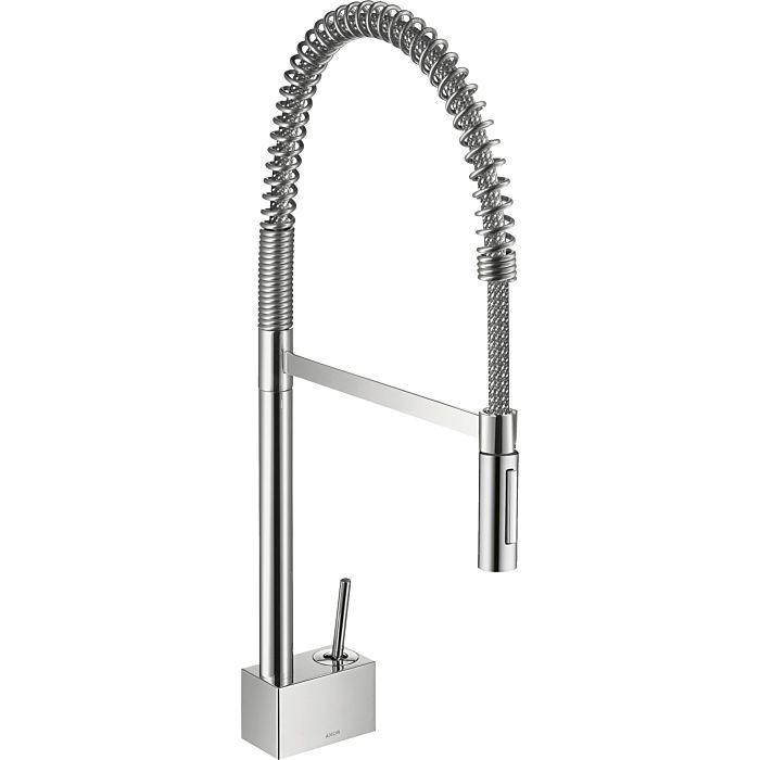 hansgrohe Axor Starck 10820000 Küchen Armatur Semi-Pro, schwenkbarer Auslauf, chrom