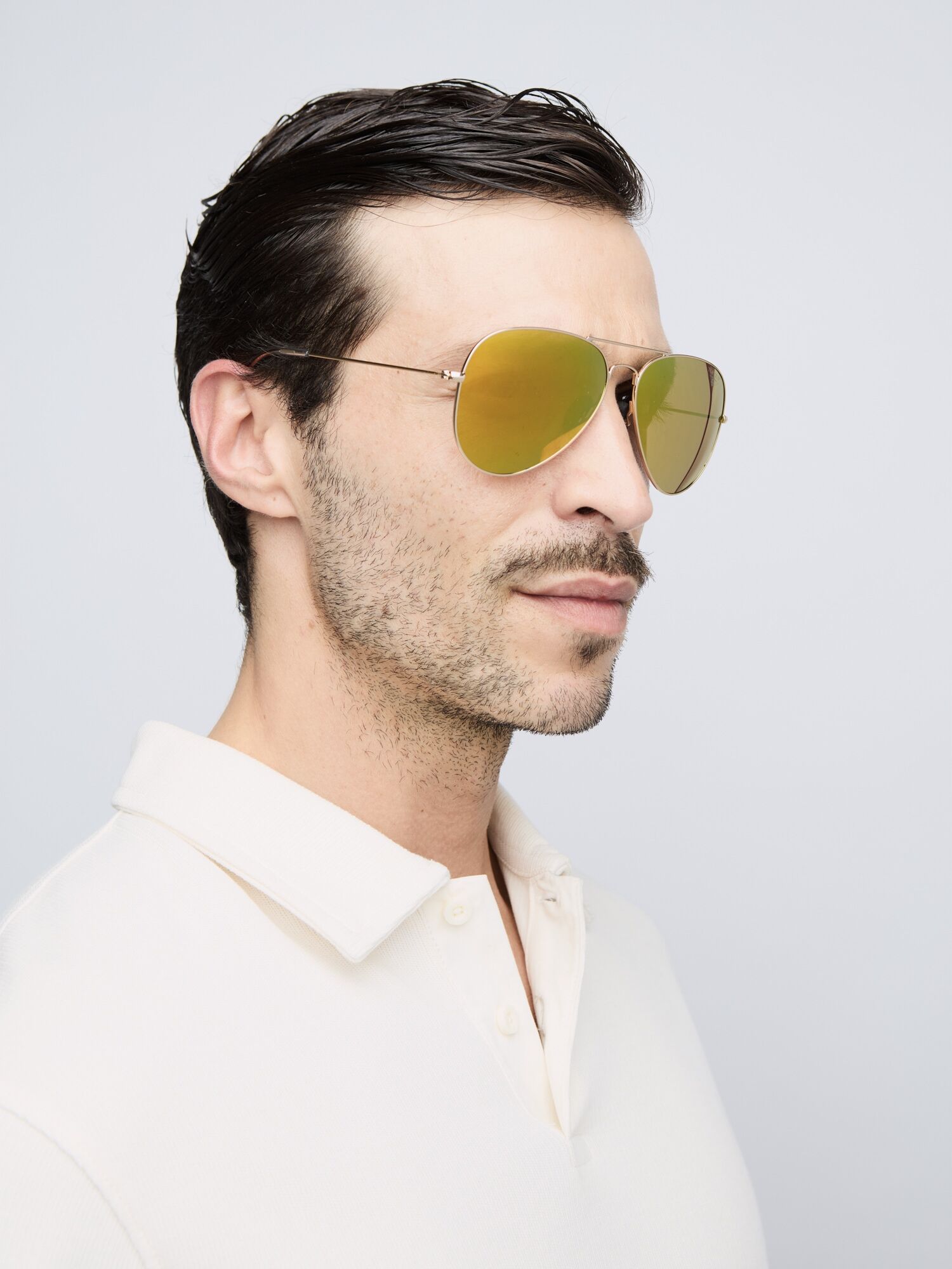 Sonnenbrille TOP GUN "Sonnenbrille TG25002", Herren, gold, Sonnenbrillen Sonnenbrille