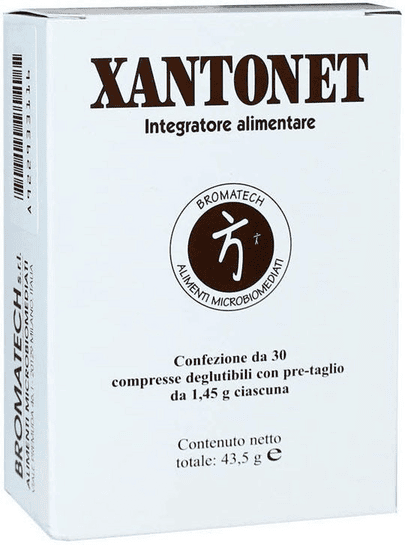 Bromatech Xantonet Integratore Transito Intestinale 30 Compresse