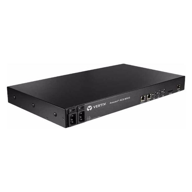 Vertiv 8-Port ACS8000 Console System with dual AC Power Supply and Analog Modem (ACS8008MDAC-404)