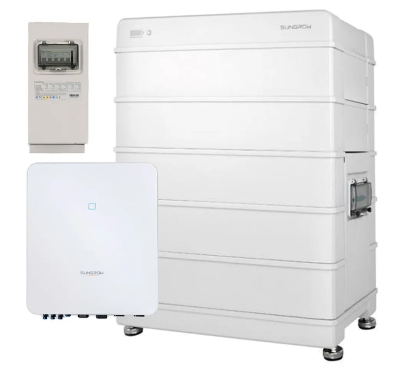 Sungrow HV SH5.0RT 5kW Hybrid Wechselrichter mit 16 kWh Solarspeicher-Set