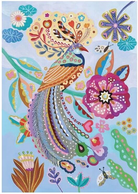 Puzzle L'oiseau étincelant 50 pcs - Djeco