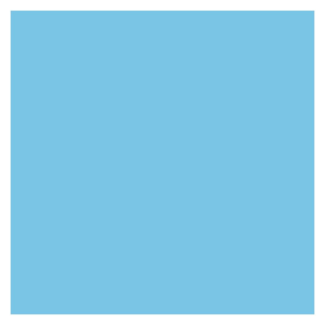 PlottiX Permanente Vinylfolie Rolle - 31,5cm x 1m Hellblau (PL0502017)