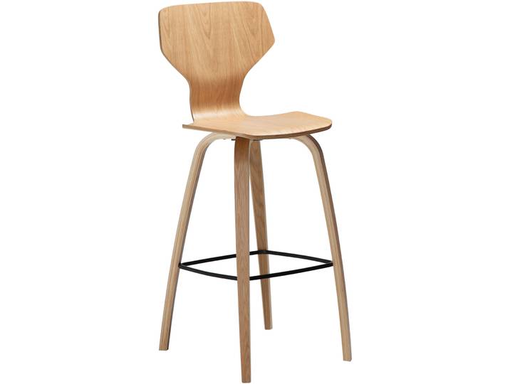 DAN-FORM Barhocker 2er-Set S.I.T eiche Sperrholz H 109.5 cm - Barhocker 2er-Set