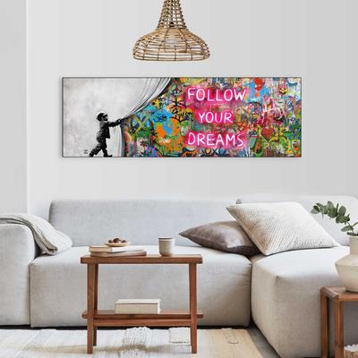 Wandbild REINDERS "Surprise Wall", bunt (farbe bild(er): bunt), B:156cm H:52cm T:3cm, MDF, Bilder