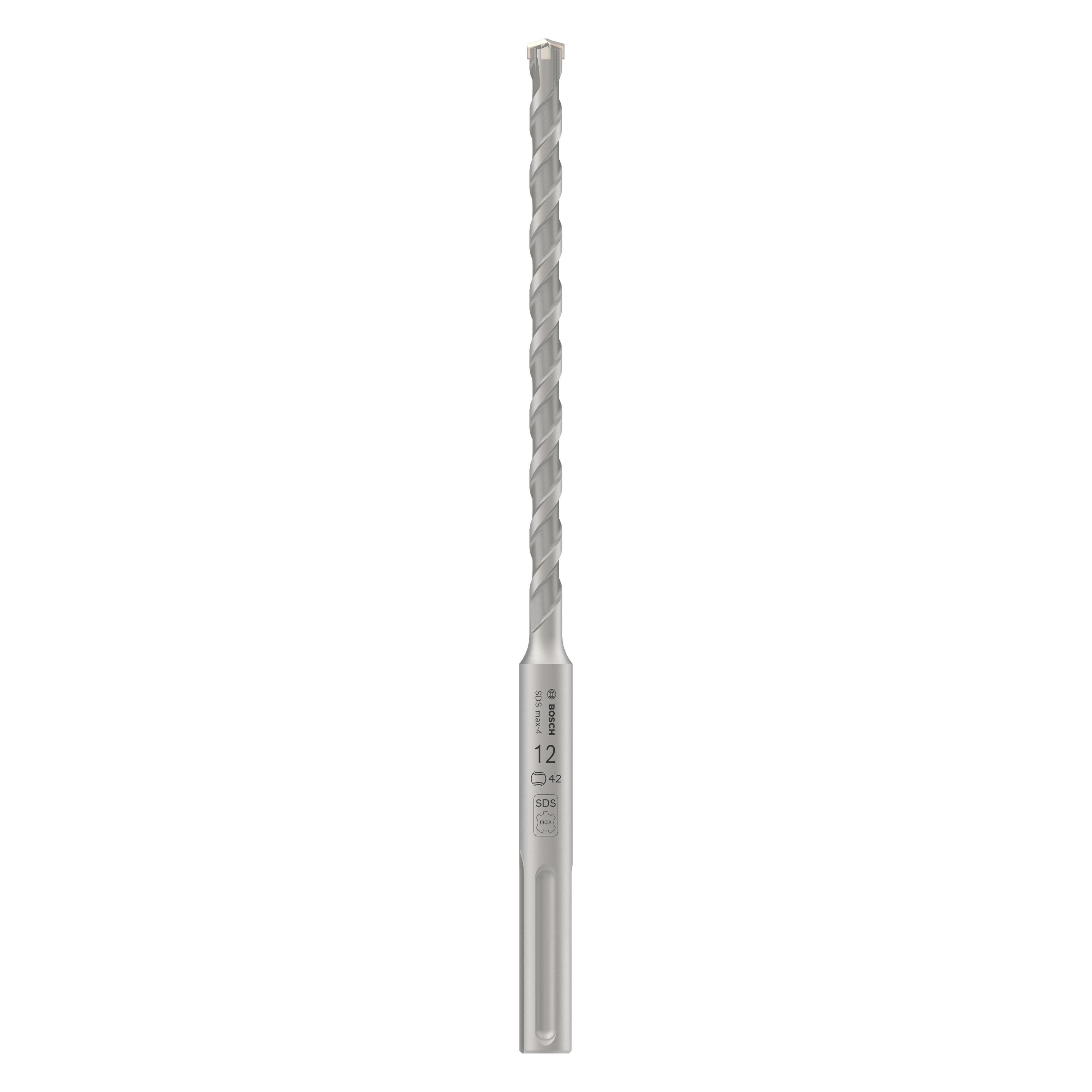 Bosch Professional Zubehör PRO SDS max-4 Hammerbohrer, 12 x 200 x 340 mm (2608706845)