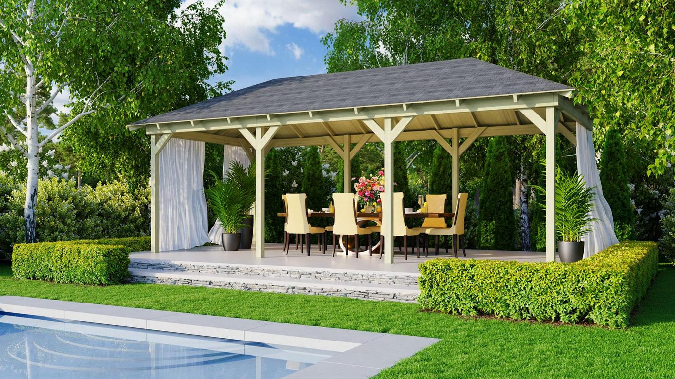 KARIBUHOLZT Pavillon Perida 2 kdi 289x639x296 08433458