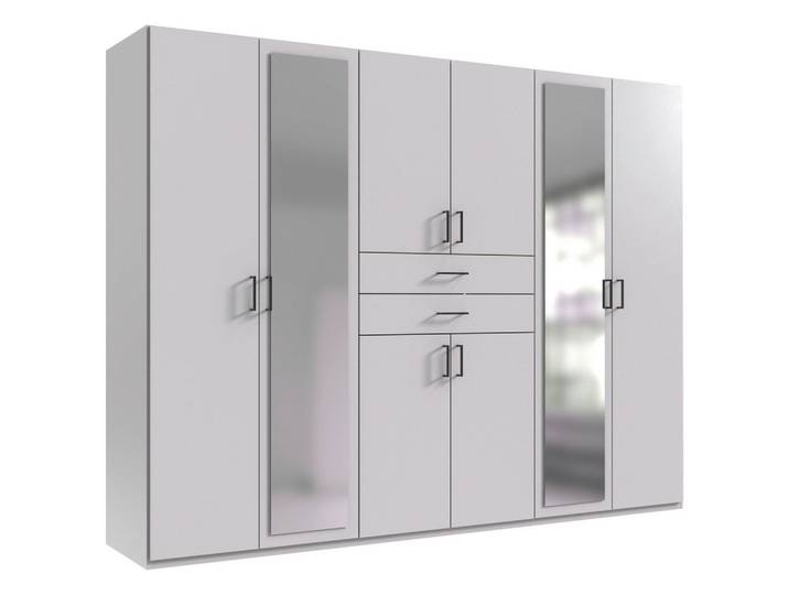 Drehtürenschrank 270/208/58 cm Weiss