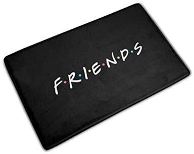 Multicon Wholesale Hub Classic Friends Welcome Door Mat, Flannel Floor Rug, Bathroom Kitchen Carpet, Rubber Entrance Doormat, Xmas Home Decor a 40x60cm