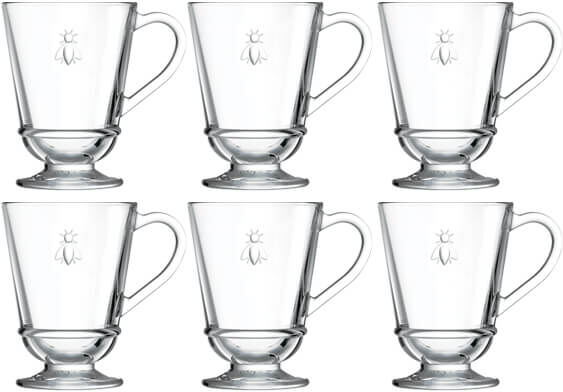 La Rochere Bee Set Of 6 275ml Mugs