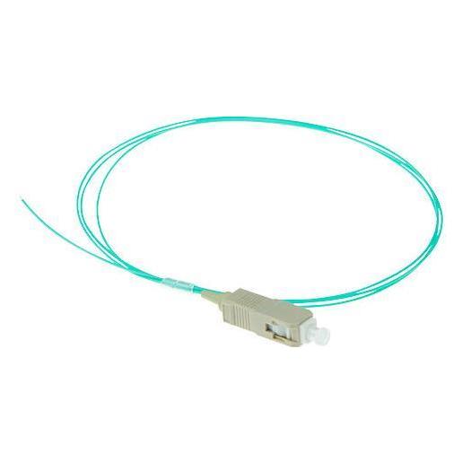 ACT RL8695 1m SC Pigtail LSZH OM3 Aqua Glasfaserkabel (1 m) (RL8695)
