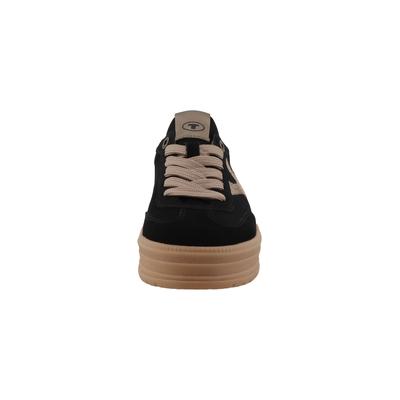 Sneaker TOM TAILOR "Tom Tailor Sneakers", Damen, Gr. 41, schwarz, Polyurethan, Schuhe Sneaker