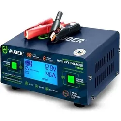 Wüber, Autobatterie Ladegerät, Prostownik mikroprocesorowy 6/8/12/14/16/24V 6-24 10A W14019 WUBER (10 A, 12V, 24V, 6V)