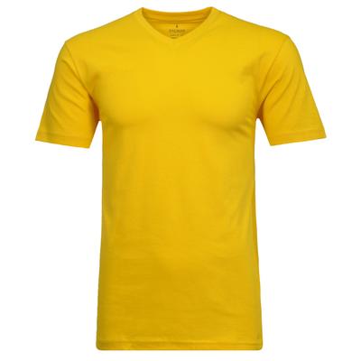 T-Shirt RAGMAN, Herren, Gr. 114, gelb, Baumwolle, Rundhals, Shirts T-Shirt