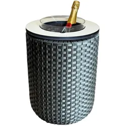 COOTAB Cooler Table, Couchtisch + Beistelltisch, London Beistelltisch mit Acryl-Kühler (34 x 50 cm)