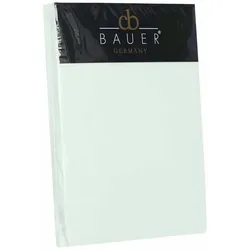 Curt Bauer Mako-Satin Spannbetttuch - 160x200cm silberjade
