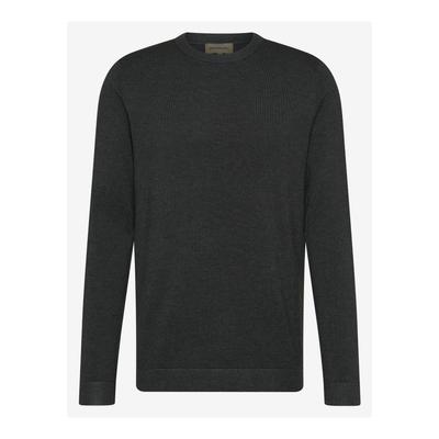 Rundhalspullover BENVENUTO. "BENVENUTO. Pullover AMOS", Herren, Gr. XL, anthrazit, Pullover Rundhalspullover, mit weichem Strickmaterial