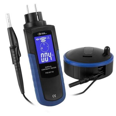 PCE Instruments Erdungsmesser PCE-ECT 50 Messbereich 0 … 2000Ω |Erdwiderstandsmessung |Installationskategorie III |IP40