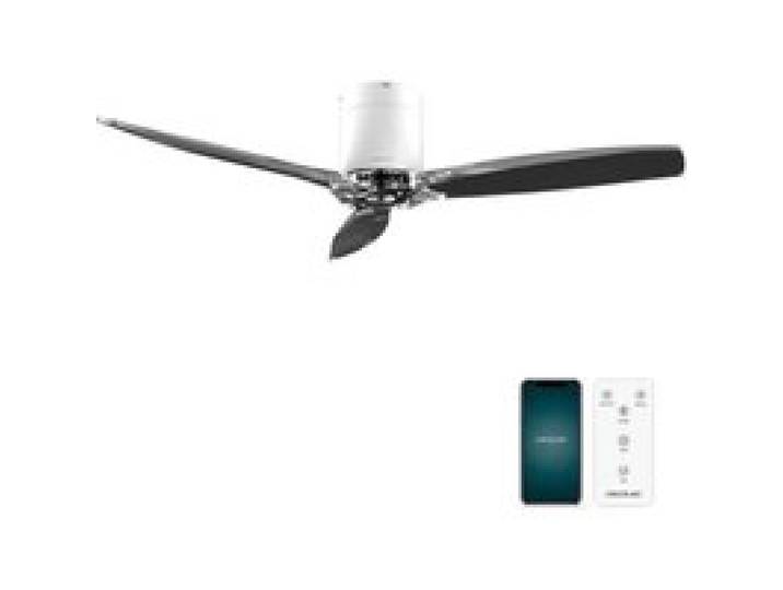 Cecotec Ventilateur de Plafond EnergySilence Aero 5285 WhiteTransparent Connected Moteur DC 40W Diamètre 132 cm Basse