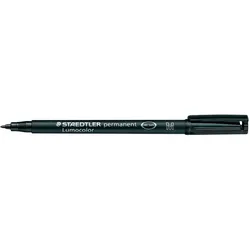 STAEDTLER Lumocolor Folienstifte schwarz 1,0 mm permanent