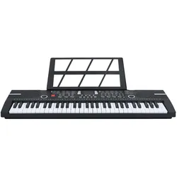 vidaXL Haponos (61 Tasten), Keyboard, Schwarz
