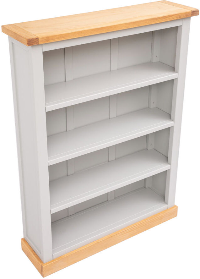 Marlow Home Co. Middlebrook Standard Bookcase Light Grey 120 cm H x 89 cm W x 25 cm D
