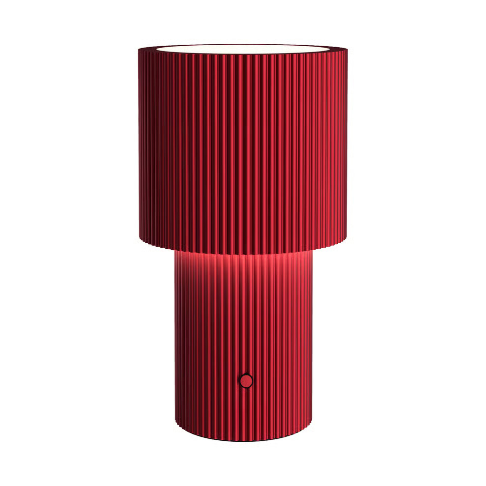 Herstal Iluma LED draagbare tafellamp Rood met oplaadbare accu