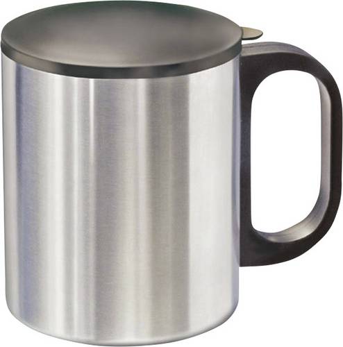MATO interpräsent Thermobecher Edelstahl (gebürstet), Schwarz 0.280l 4119