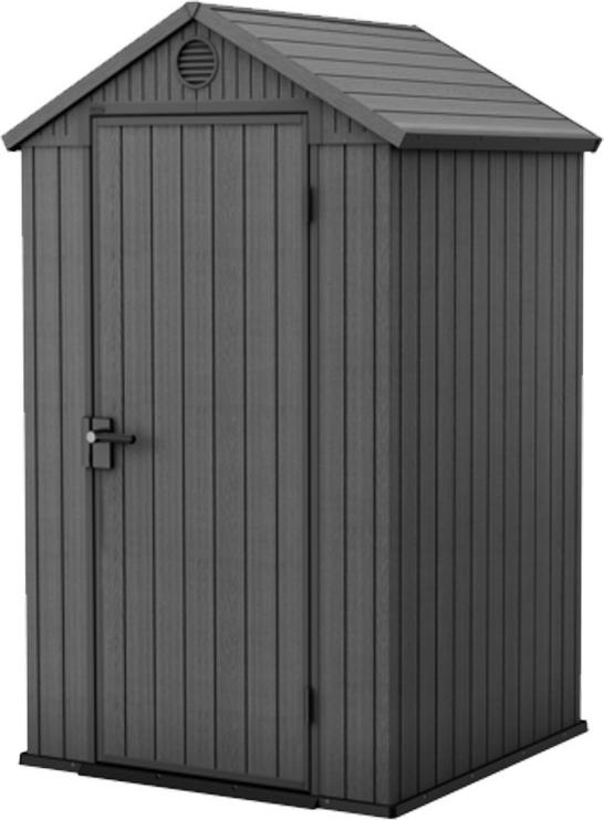 Gartenhaus Keter Darwin 4 x 4 grau, mit Boden