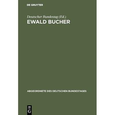 Ewald Bucher, Gebundene Ausgabe von , De Gruyter Oldenbourg, 978-3-486-41101-0