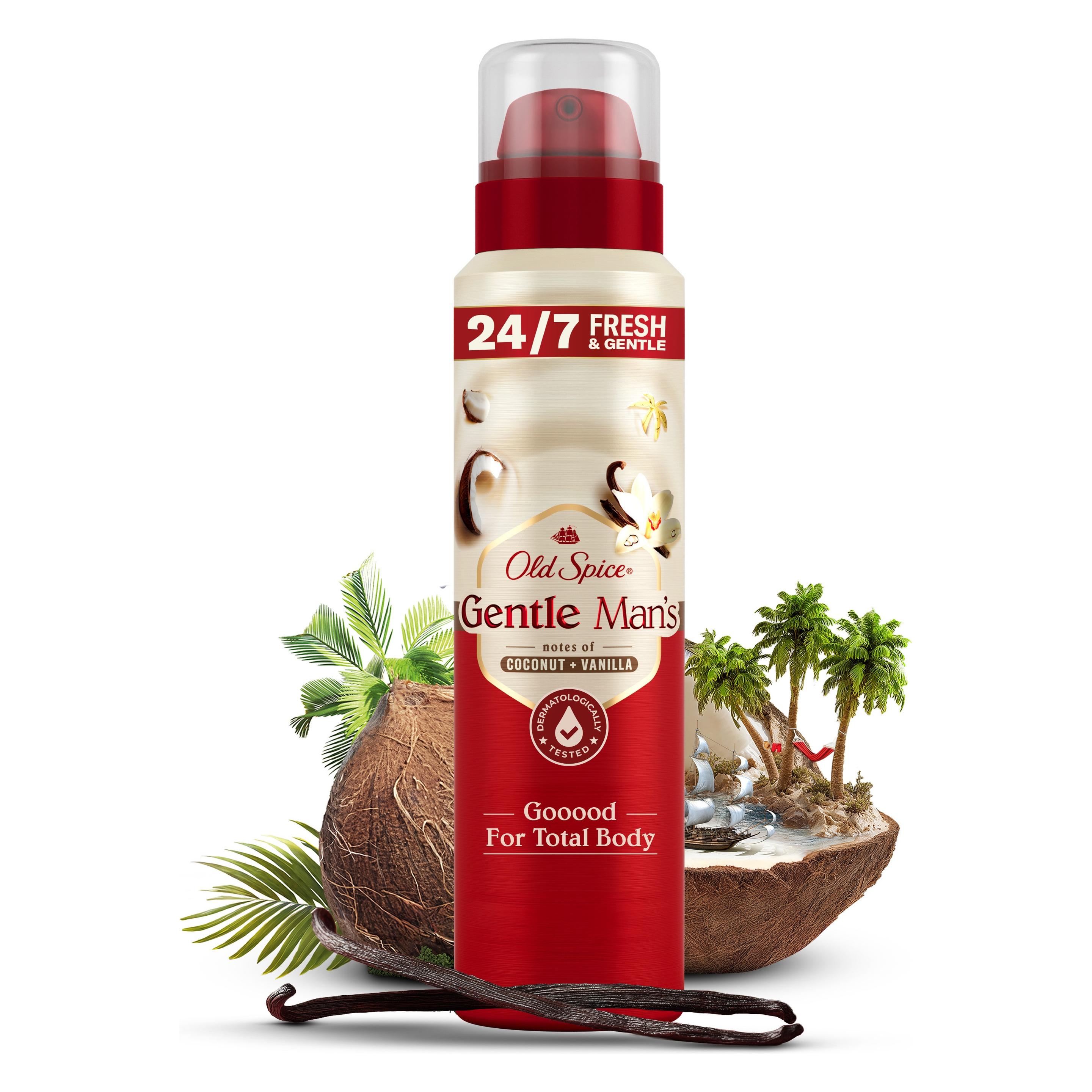 Old Spice Gentle Man's Deo Bodyspray Coconut & Vanilla Bodyspray 140 ml (140 ml) (8006530094061)