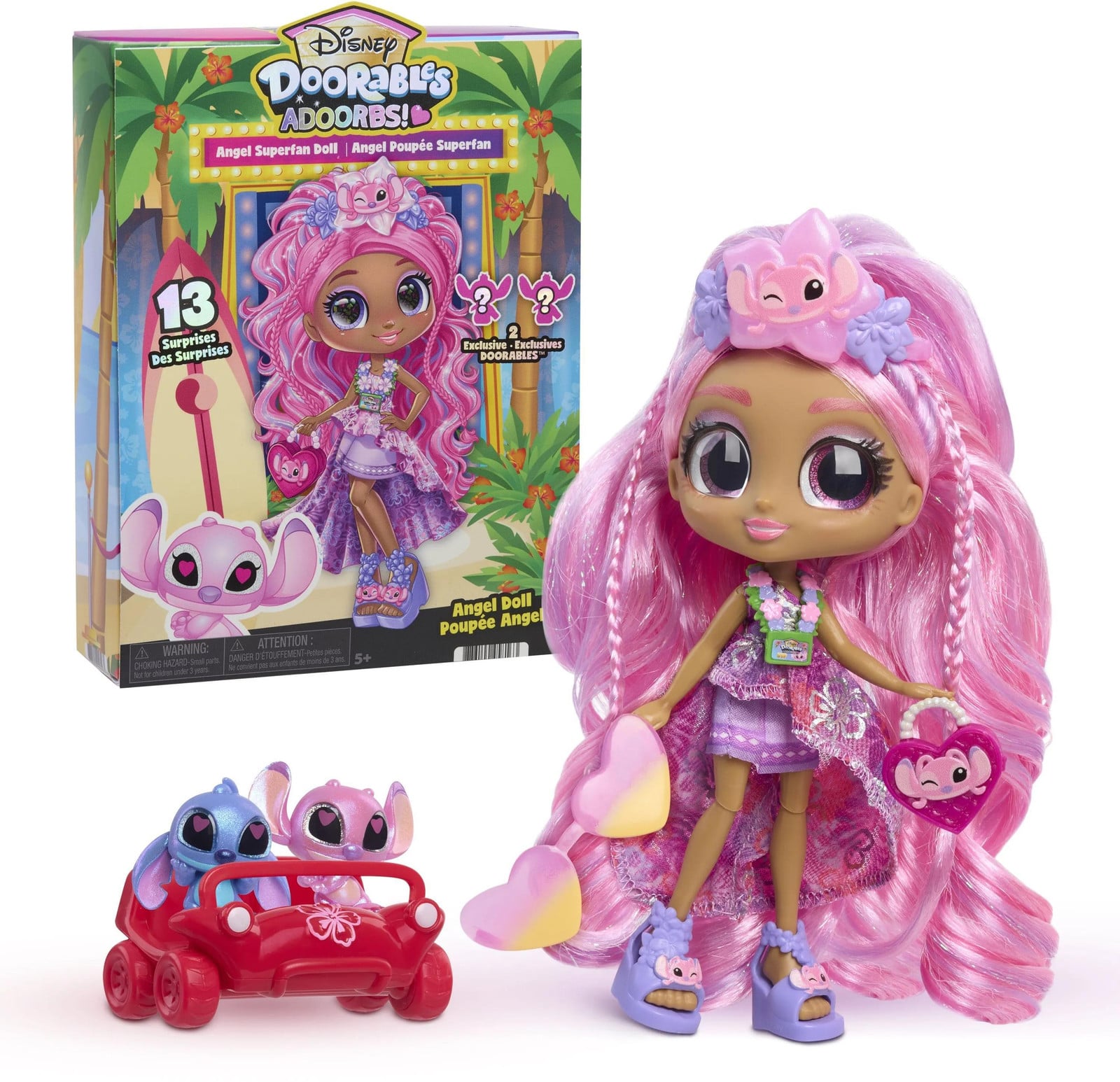Angele Doorables Disney Poppen van Just Play Ltd. voor kinderen vanaf 5 jaar